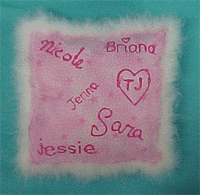 Autograph Pillow